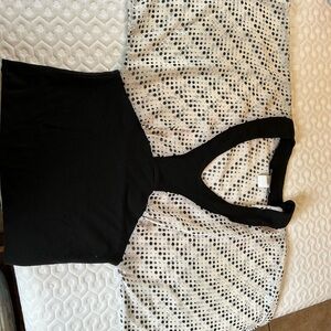 Black Sleeveless Women's Top